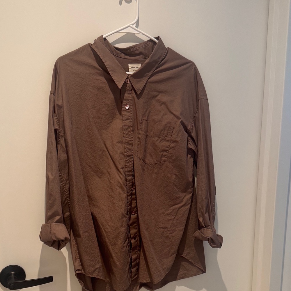 Wilfred Women’s oversized Brown Shirt